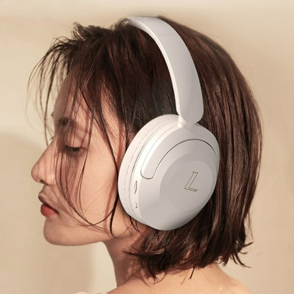 Ckraxd Wireless Bluetooth 53 Headphones with Mic, 10-Hour Working Time, Foldable Design, and Noise Cancellation for Comfortable Gaming and Calls