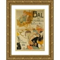 thumbnail image 1 of Clémentine Hélène Dufau 14x18 Gold Ornate Wood Frame and Double Matted Museum Art Print Titled - Bal Des Incredible at the Casino De Paris (1896), 1 of 4