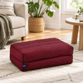 Red Paver Block Rectangular Cl24 - Red Yoga Block Kapok Filled Rectangular Meditation Support ...