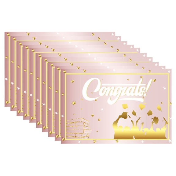 Claarance!Veeogra Graduation Gifts,Graduation Cards,Graduation Season Card Creative Bachelor Hat Greeting Card Graduation Invitation Card,Graduation Decorations 2025,Gold