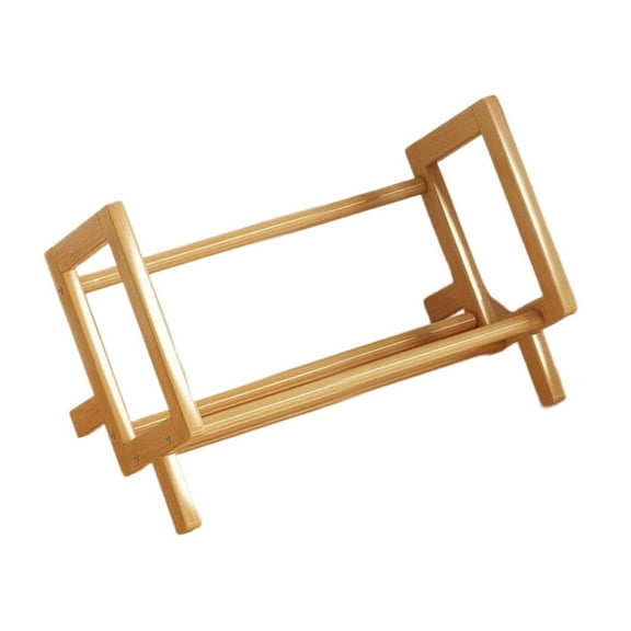 Claarance!npkgvia Desktop Bookshelf Retro Desk Bookshelf Organizer Stable Bookshelves Storage Rack Large Magazine Holder Racks Tilting Bookcase for Magazines Books Files Letters FilesBrown