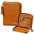 thumbnail image 1 of Claasico RFID Blocking Female Modern Bifold Wallet, Tan, 1 of 8
