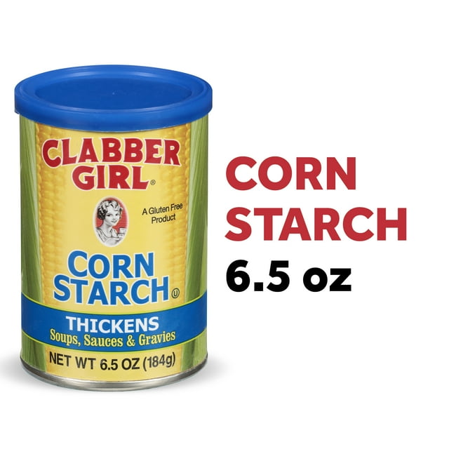 Clabber Girl 100 Pure Corn Starch, 6.5 oz.
