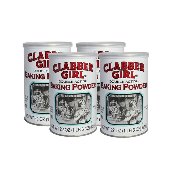 Clabber Girl Baking Powder, 22-Ounce Packages (Pack of 4)