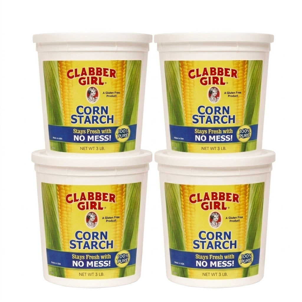 Clabber Girl Corn Starch, Gluten-Free Thickener, 3 lb