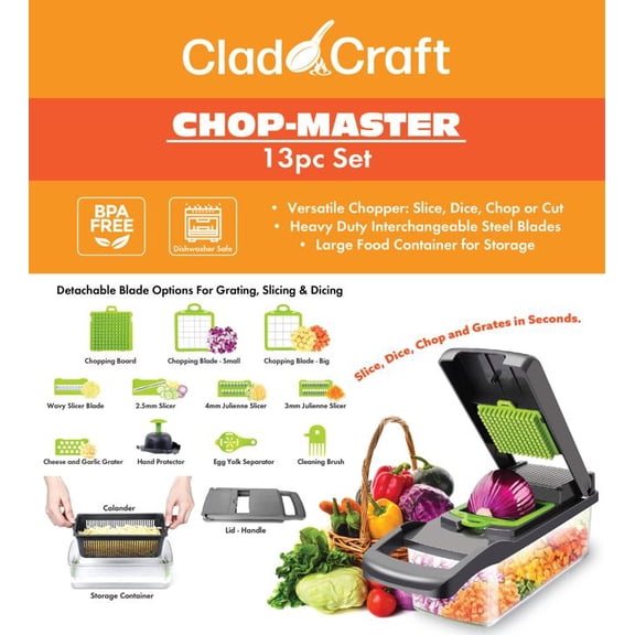Clad Craft Chop Master 13 pc Set