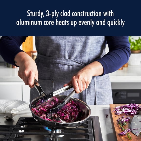 Clad H3 2-pc Induction Frying Pan Set