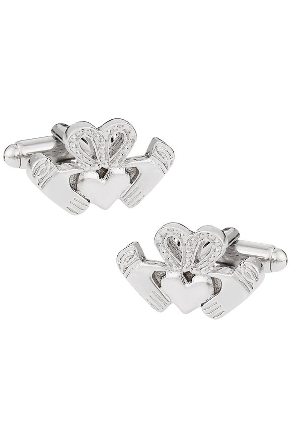 Claddagh Cufflinks in Silver