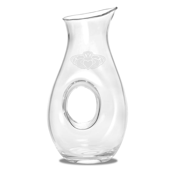 Claddagh Ring Logo 50 oz Premium Wine Carafe