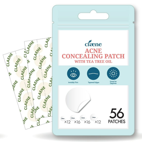 Claene Acne Pimple Concealing Patch - Blemish Spot, Absorbing Cover 56COUNT