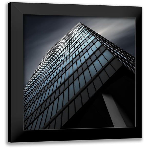 Claes, Gilbert 12x12 Black Modern Framed Museum Art Print Titled - Pole Building