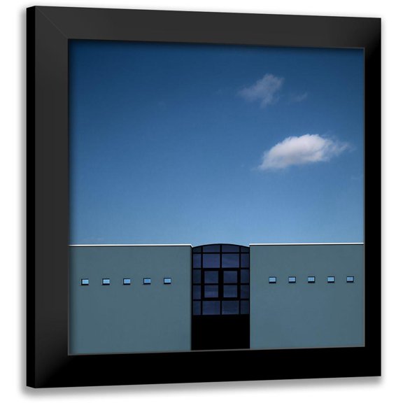 Claes, Gilbert 12x12 Black Modern Framed Museum Art Print Titled - Ten Small Windows