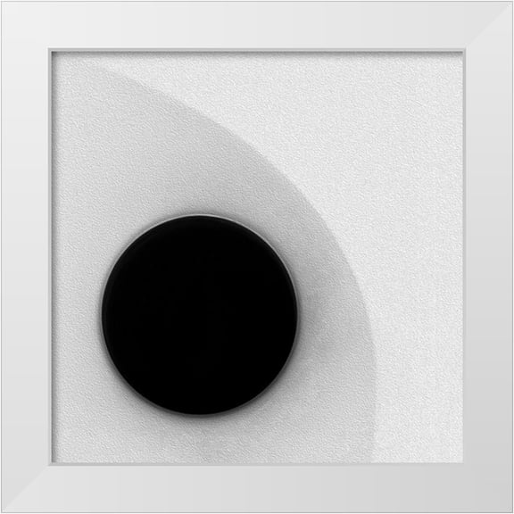 Claes, Gilbert 12x12 White Modern Wood Framed Museum Art Print Titled - Imageless Mirror