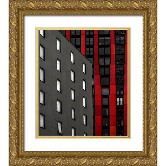 Claes, Gilbert 12x14 Gold Ornate Wood Framed with Double Matting Museum Art Print Titled - Partnership