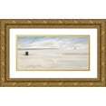 thumbnail image 1 of Claes, Gilbert 14x9 Gold Ornate Wood Framed with Double Matting Museum Art Print Titled - Lonely Surfer, 1 of 4