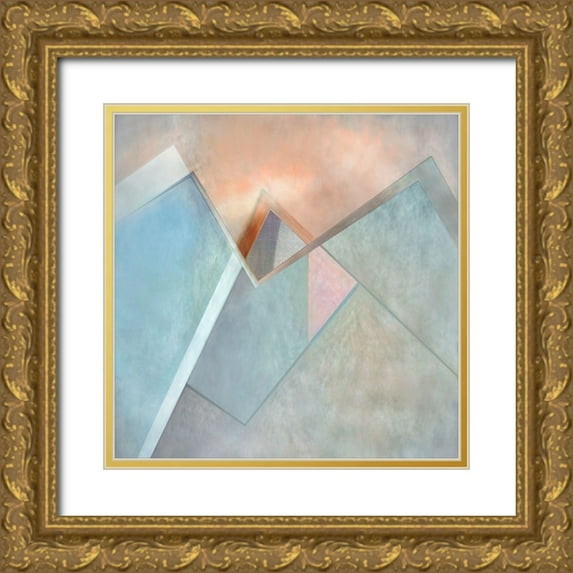 Claes, Gilbert 15x15 Gold Ornate Wood Framed with Double Matting Museum Art Print Titled - Credo Quia Absurdum Ii
