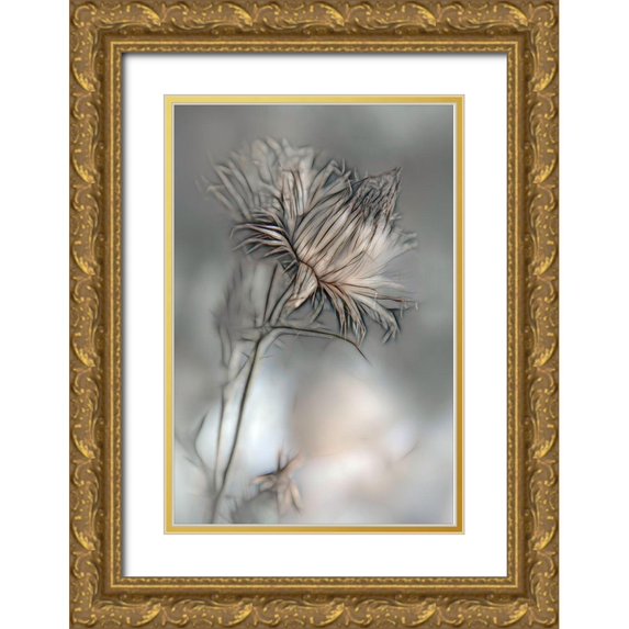 Claes, Gilbert 17x24 Gold Ornate Wood Framed with Double Matting Museum Art Print Titled - Source Of Life