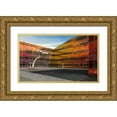thumbnail image 1 of Claes, Gilbert 18x12 Gold Ornate Wood Framed with Double Matting Museum Art Print Titled - Multicoloured Mirror Building, 1 of 4