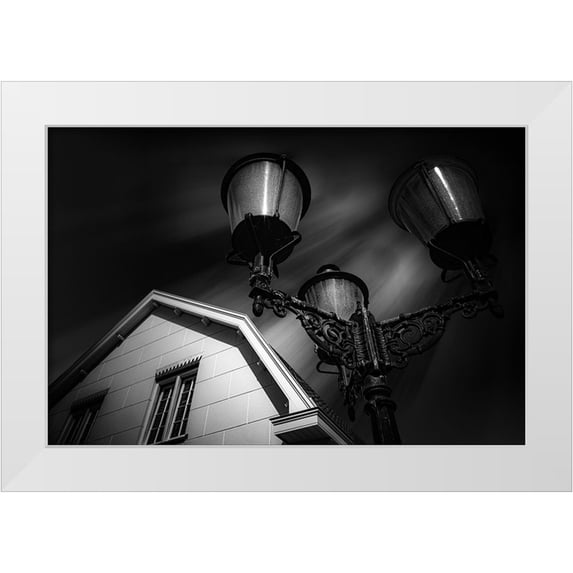Claes, Gilbert 18x13 White Modern Wood Framed Museum Art Print Titled - In The Spotlights