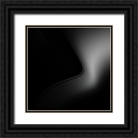 Claes, Gilbert 20x20 Black Ornate Wood Framed with Double Matting Museum Art Print Titled - Third Dimention
