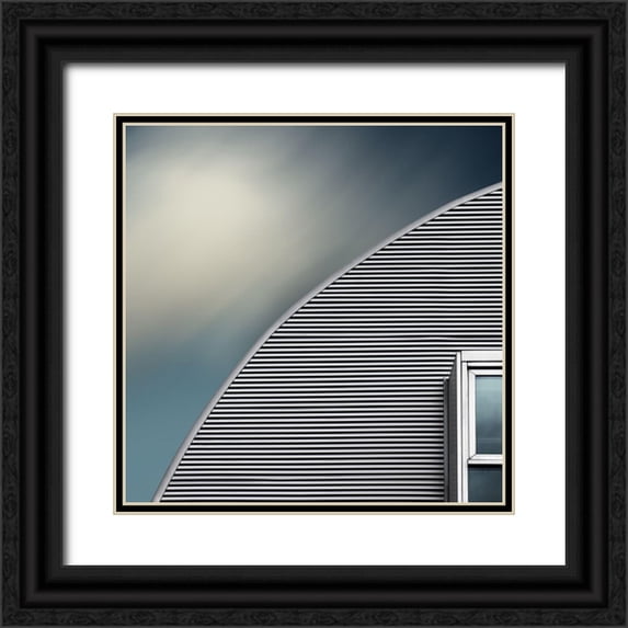 Claes, Gilbert 26x26 Black Ornate Wood Framed with Double Matting Museum Art Print Titled - Rounded Roof