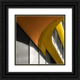 thumbnail image 1 of Claes, Gilbert 26x26 Black Ornate Wood Framed with Double Matting Museum Art Print Titled - Two Shades Of Gold, 1 of 4