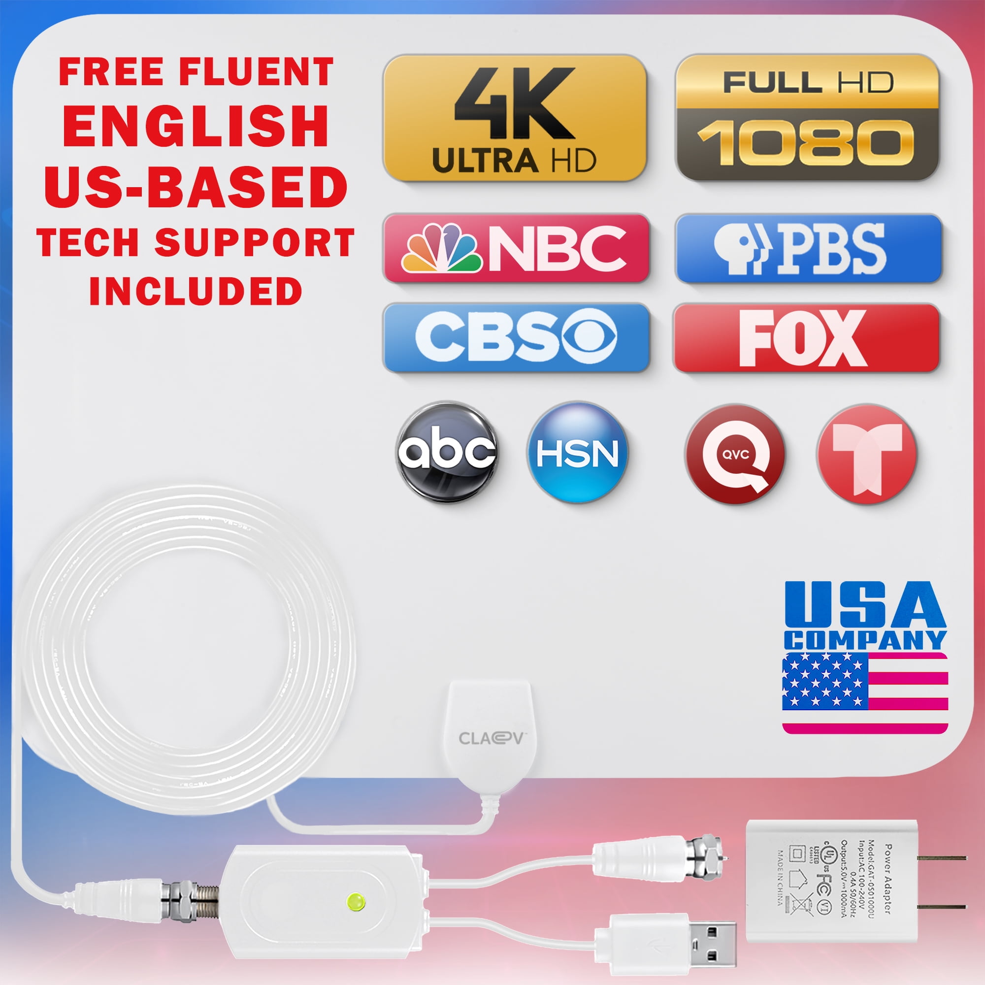 Boost Tv 300 Mile Range Hd Digital Tv Antenna 4k Support Free View Channels, Save Clearance Deals