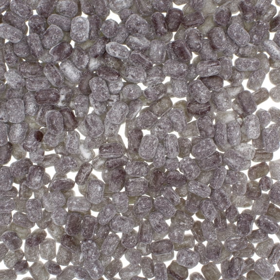 Claey's Licorice Sanded Drops 2 Pounds Nostalgic Hard Candy in a Resealable King of Sweets Bag