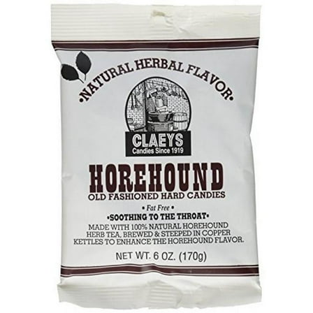 Claey's Old Fashioned Horehound Hard Candies, 6 Oz.