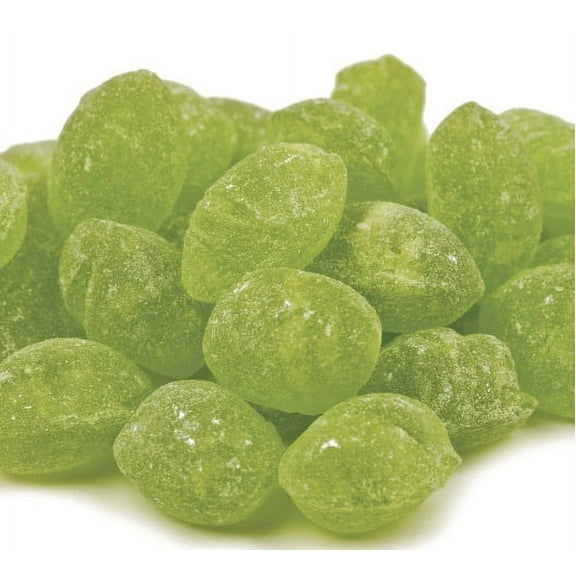 Claey's Olde Fashioned Sanded Green Apple Drops - 5 Lb Case