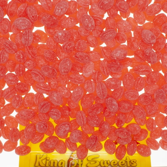 Claey's Peppermint Sanded Drops 1 Pound Old-Fashioned Hard Candy in a Resealable King of Sweets Bag