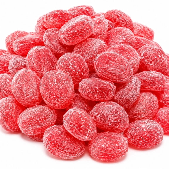 Claey's Sanded Cherry Drops Hard Candy, 3 pack,( 6 lbs. ) No Known Allergens