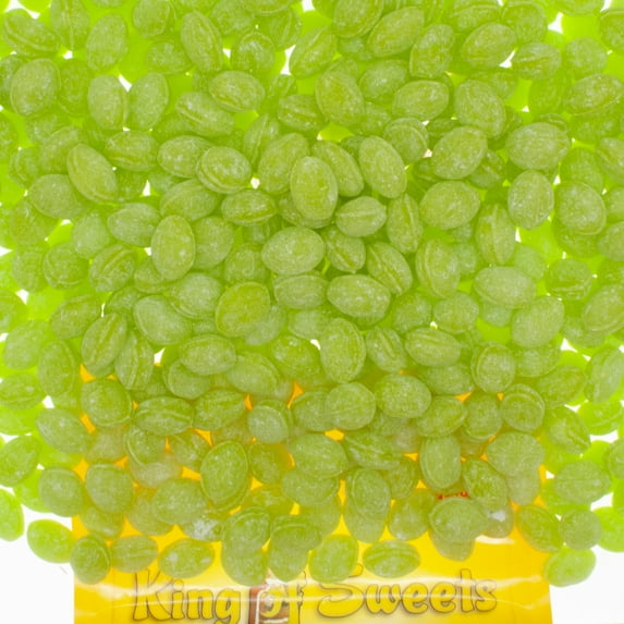 Claey's Sanded Green Apple Drops 2 Pounds Nostalgic Hard Candy in a Resealable King of Sweets Bag