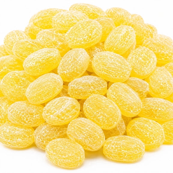 Claey's Sanded Sugar Hard Candy Lemon Drops 2 lbs. No Known Allergens Gluten Free
