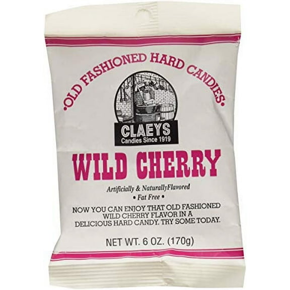 Claey's Wild Cherry Drops - 6 oz pack Pack of 5