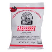 Claeys Candies Sanded Raspberry Drops, 6-Pack 6 oz. (170g) Bags