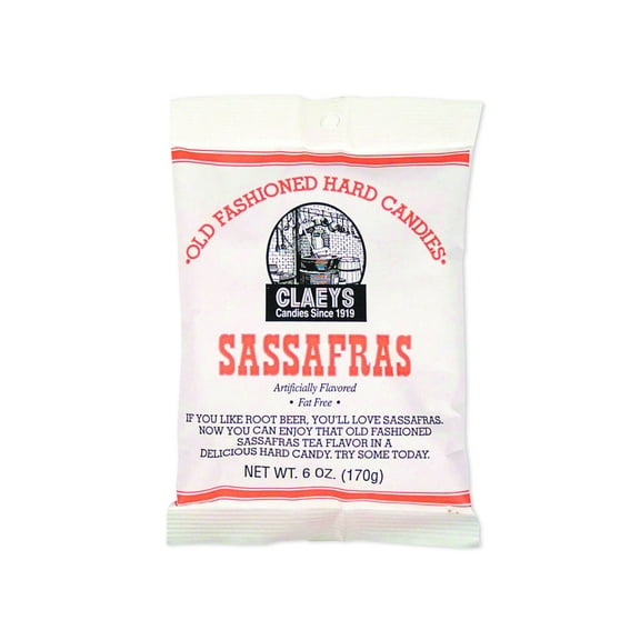 Claeys Candies Sanded Sassafras Drops, 6-Pack 6 oz. (170g) Bags