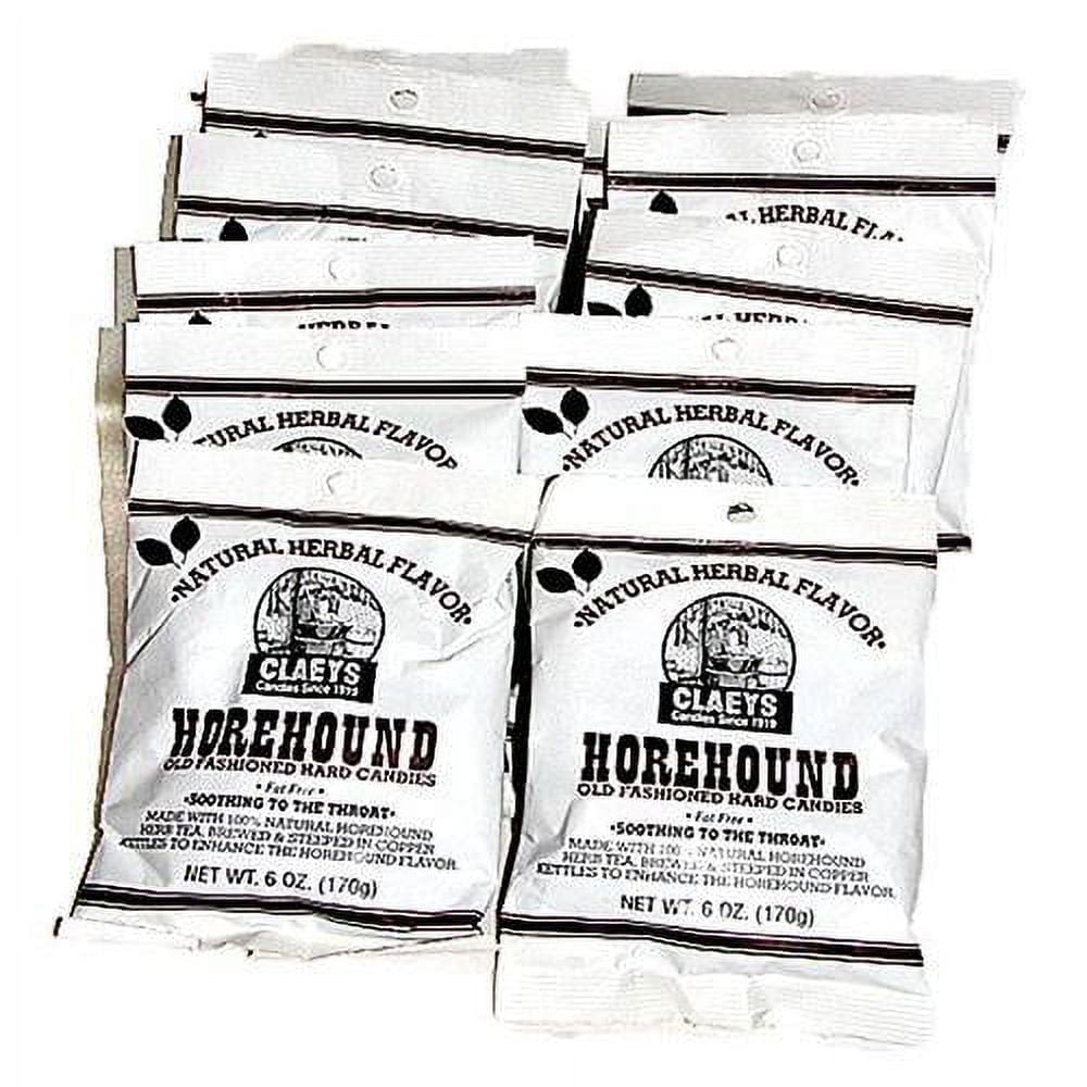 Claeys Horehound Old Fashioned Hard Candies - 6-oz. Bag