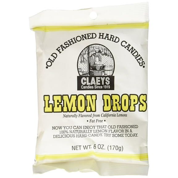 Claeys Lemon Drops, 6-ounce Packages (Pack of 3)