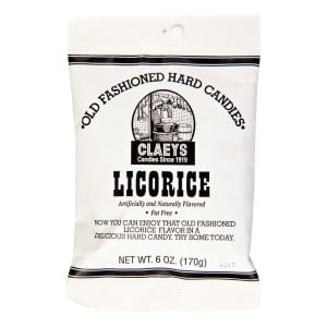 Claeys Old Fashioned Licorice Hard Candy 6oz