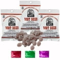 thumbnail image 1 of Claeys Root Beer Old Fashioned Hard Candies, Fat Free & Gluten Free Classic Treats, Holiday Birthday Halloween Christmas Party Favor Stocking Stuffers 6 oz 3 Bags, w/Bonus Snoep in Beperkte Oplage, 1 of 7