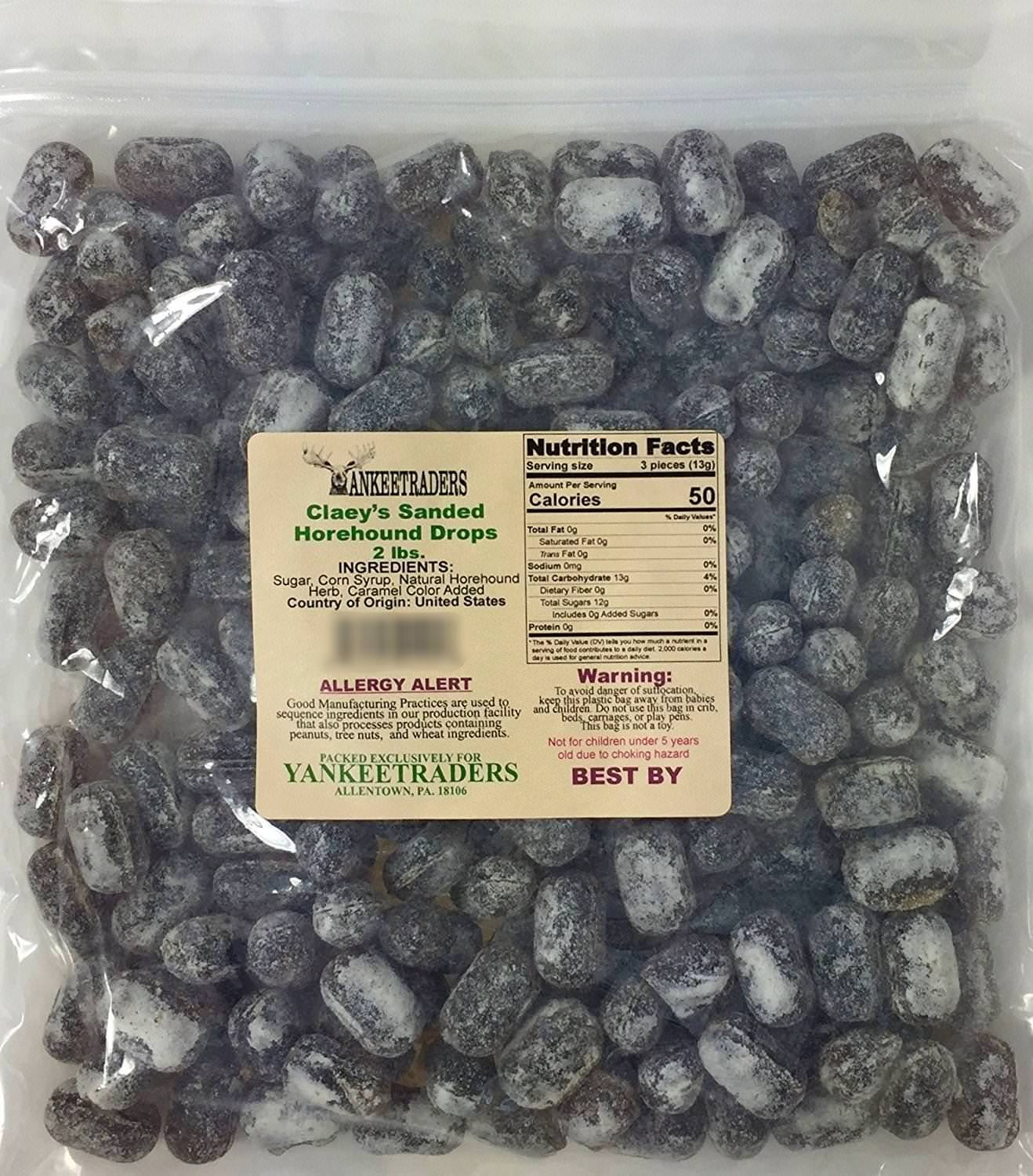 Claeys Sanded Horehound Candy Drops 4 lbs.