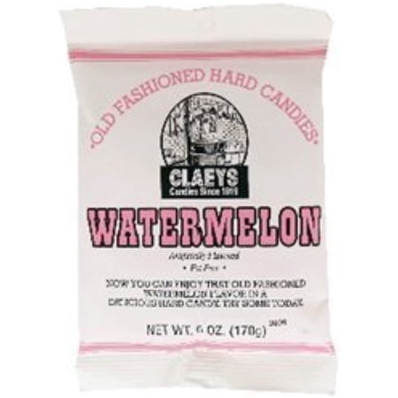 Claeys Watermelon Drops 6 Oz - 12 Unit Pack