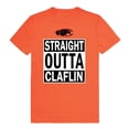 thumbnail image 1 of Claflin University Panthers Straight Outta Tee T-Shirt - Orange, XX-Large, 1 of 2