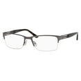 thumbnail image 1 of Claiborne 226 Semi-Rimless Rectangular Ruthenium Eyeglasses, 1 of 1