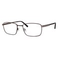 thumbnail image 1 of Claiborne 249 Full Rim Rectangular Dark Brown Eyeglasses, 1 of 2