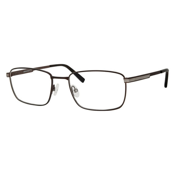 Claiborne 249 Full Rim Rectangular Dark Brown Eyeglasses