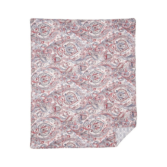 Claiborne Accent Throw Blanket with Fringe