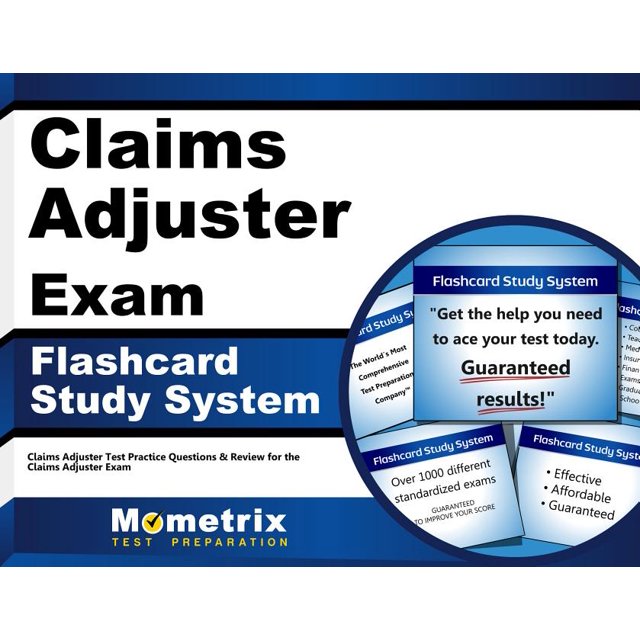 Claims Adjuster Exam Flashcard Study System Claims Adjuster Test