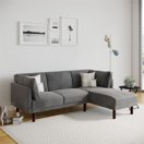 DHP Jasper Coil Futon, Green Linen